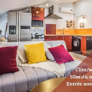  Apartamento ☆ L'appart D'oie ☆ 2 Pièces ☆ 50m Du Métro ☆ Fibre Francia
